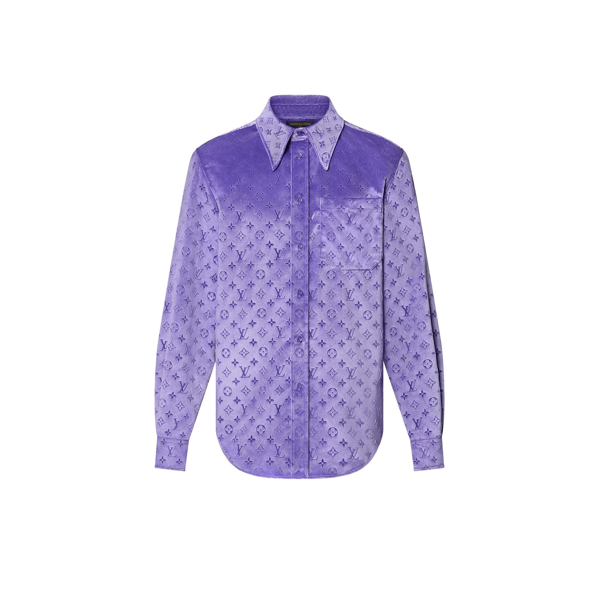 Louis vuitton sales purple shirt